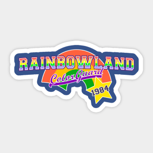 Rainbowland Color Guard Sticker